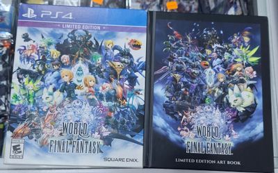 SJ World of Final Fantasy Playstation 4 Usado Completo Limited Edition Contiene Artbook