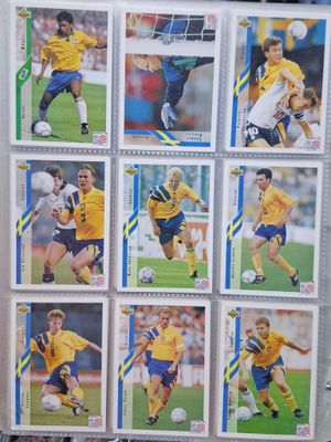 BAF1 Coleccion Upper Deck Futbol Copa Mundial de 1994 con Folder y Hojas *252 cartas y 6 Prismas*