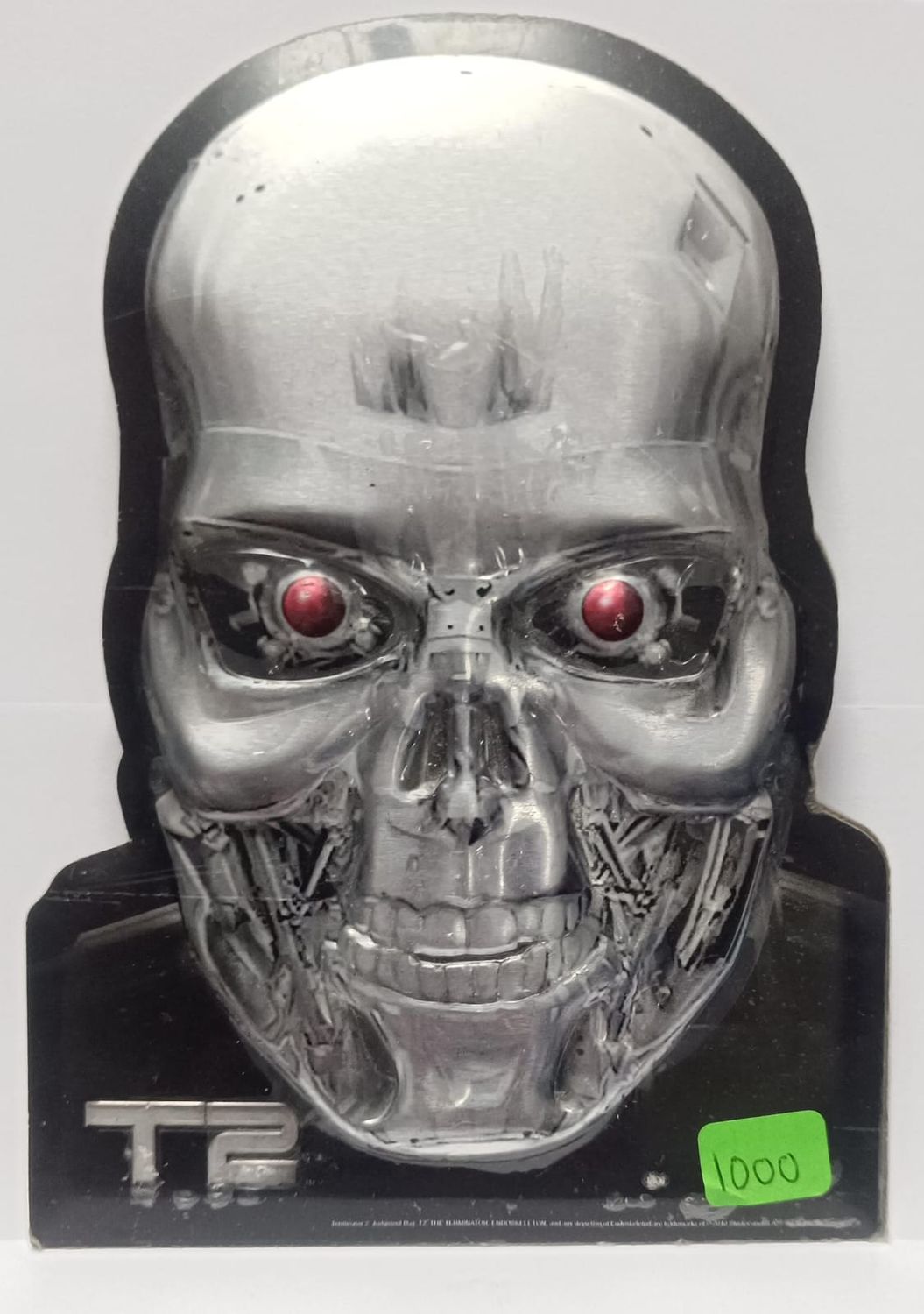 NELA-q, Letrero de metal Terminator T2 lata 3D 7 Pulgadas  Exhibición de Publicidad de Películas Coleccionable Usado&quot;