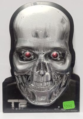 NELA-q, Letrero de metal Terminator T2 lata 3D 7 Pulgadas  Exhibición de Publicidad de Películas Coleccionable Usado&quot;