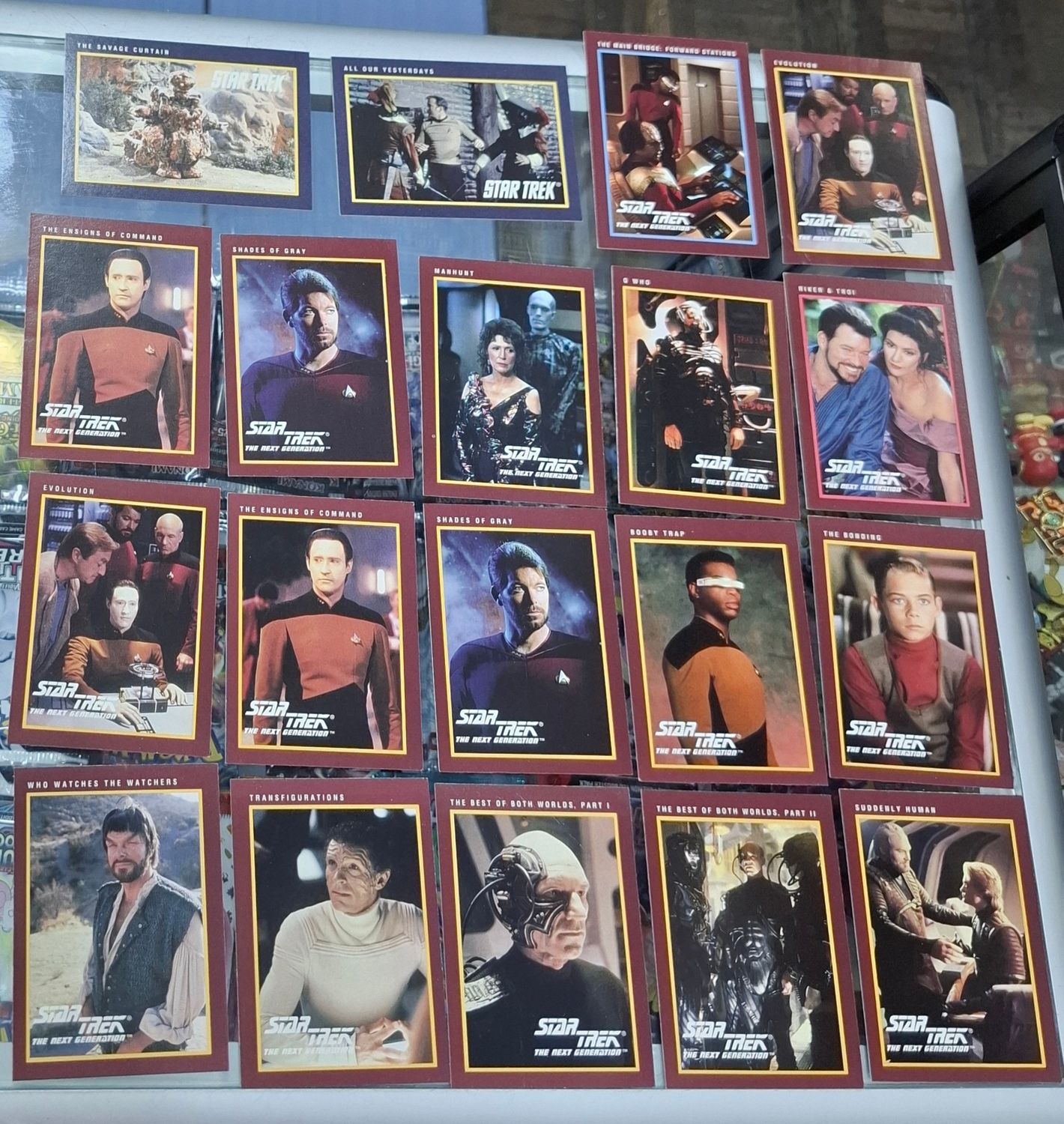 BAF1 Star Trek Coleccion de Cartas 1991 Impel *167 Cartas*