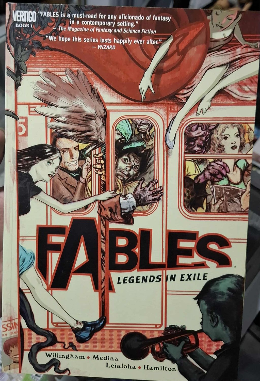 BAF1 Fables Comic Legends in Exile TP Vertigo Comics
