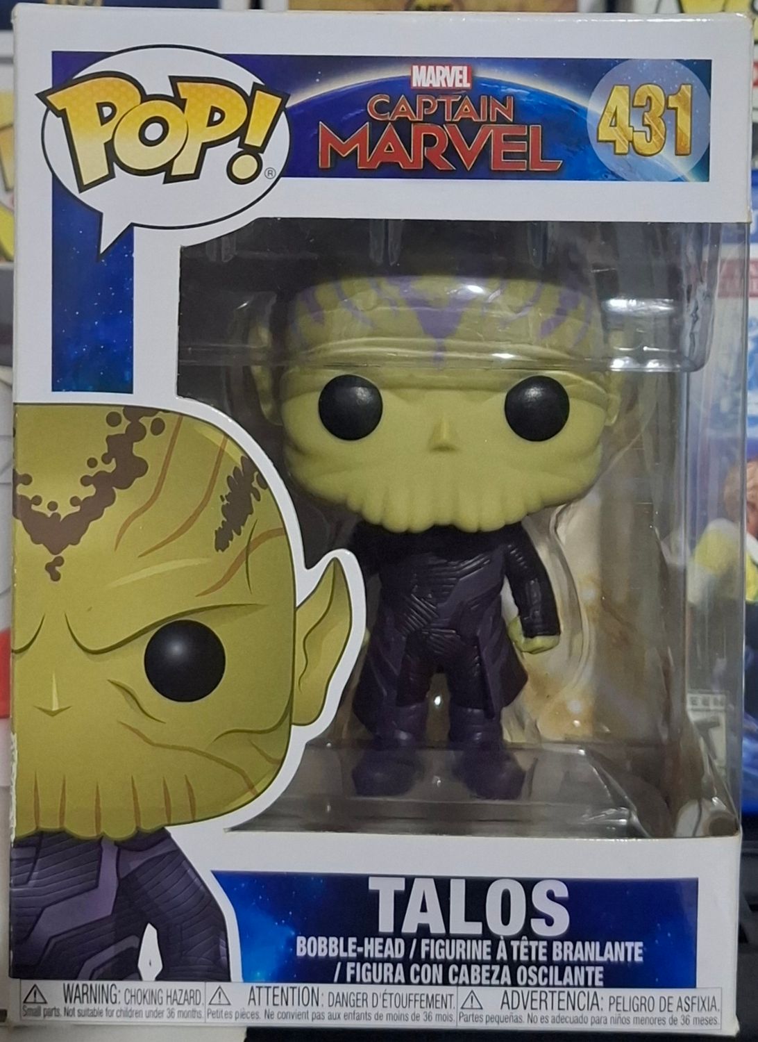 BAF1 Talos Figura Funko Pop Captain Marvel 431