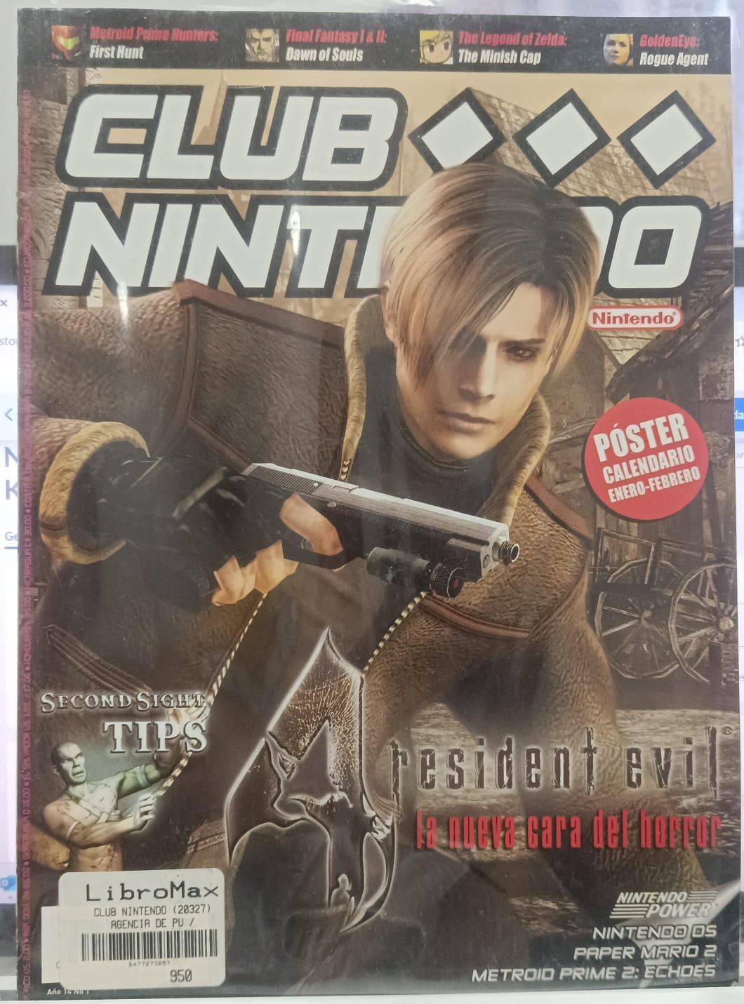 NELA-r, Club Nintendo Año 14 Numero 1  Resident Evil