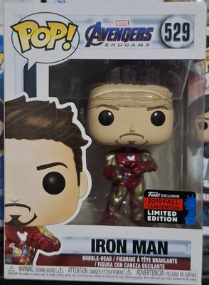 BAF1 Iron Man Figura Funko Pop 529 Avengers Endgame 2019 Fall Convention Limited Edition