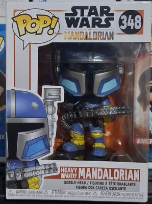 BAF1 Heavy Infantry Mandalorian Figura Funko Pop Star Wars Figura