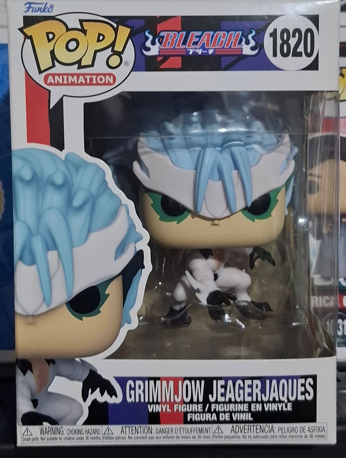 BAF1 Grimmjow Jeagerjaques Figura Funko Pop 1820 Bleach Figura