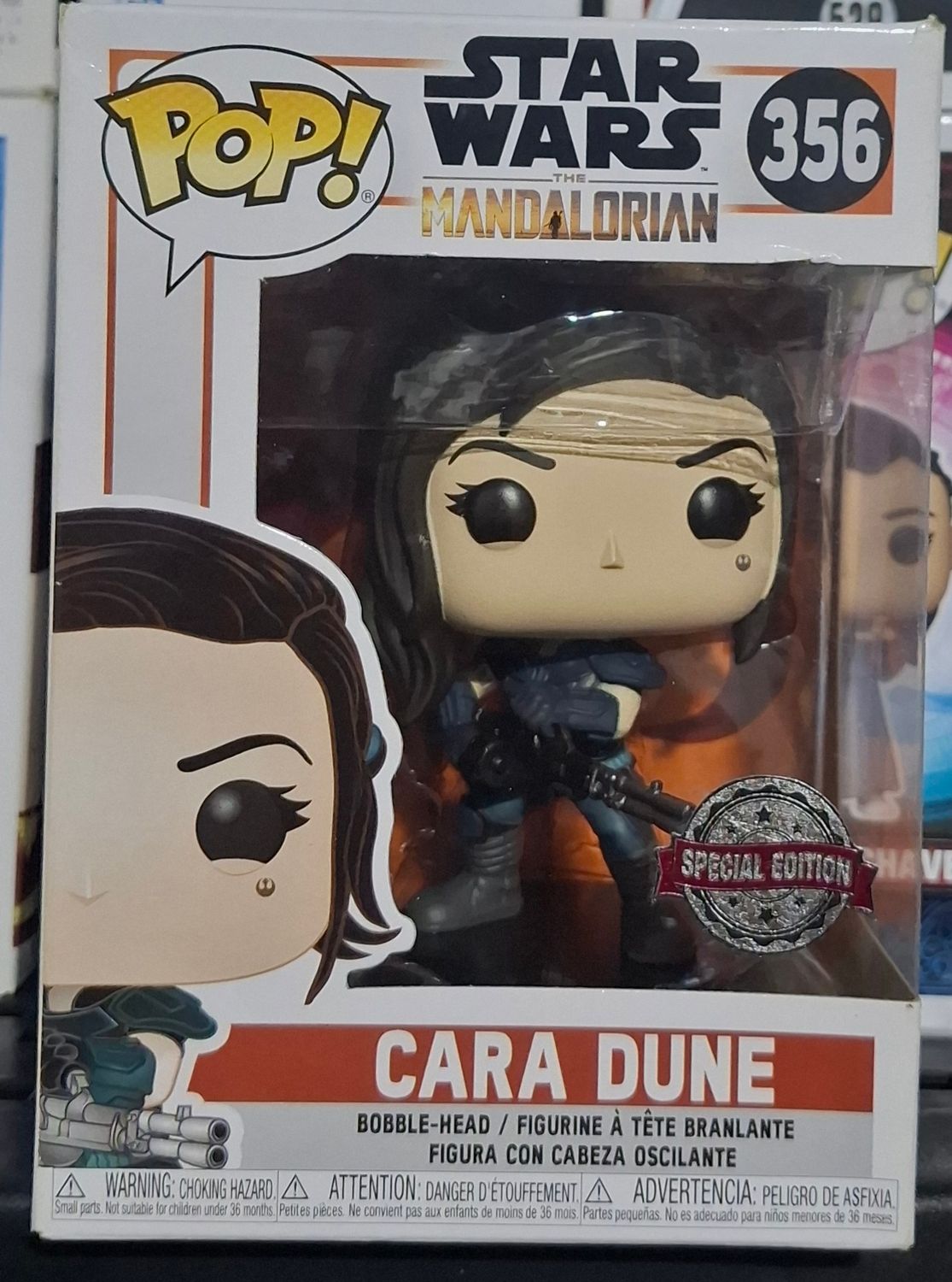 BAF1 Cara Dune Figura Funko Pop 356 Special Edition Star Wars Figura *Caja Danada *