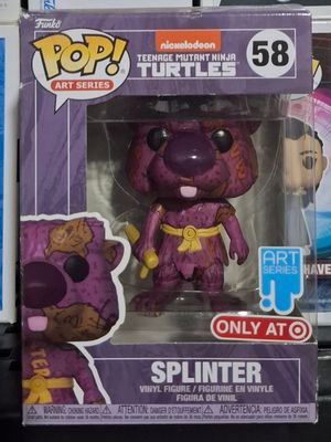 (Membresia) BAF1 Splinter Figura Funko Pop 58 Tortugas Ninja Figura *Caja Danada*