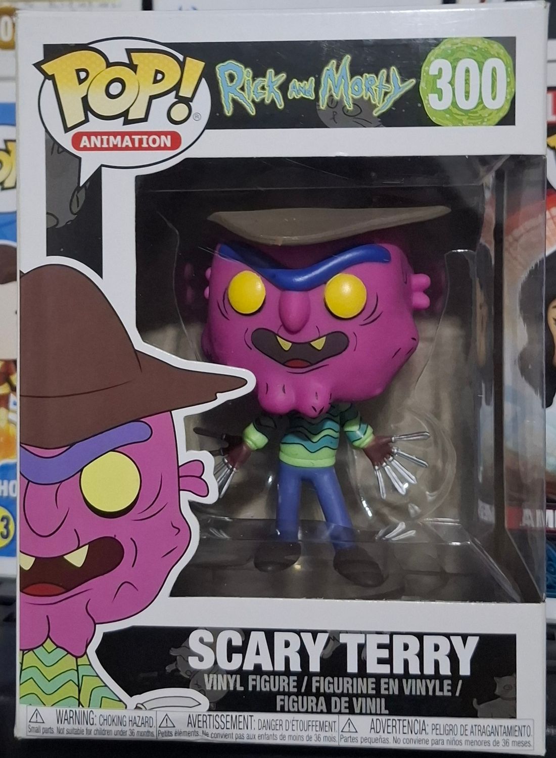 BAF1 Scary Terry Figura Funko Pop 300 Rick and Morty Figura