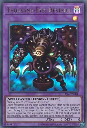SJ Thousand-Eyes Restrict - PSV-EN084 - Ultra Rare Unlimited (25th Reprint) Pharaoh&#39;s Servant 25th Anniversary Singles