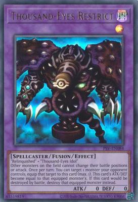 SJ Thousand-Eyes Restrict - PSV-EN084 - Ultra Rare Unlimited (25th Reprint) Pharaoh&#39;s Servant 25th Anniversary Singles
