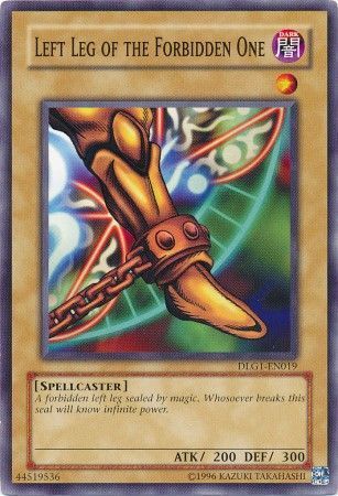 SJ Left Leg of the Forbidden One - DLG1-EN019 - Common Dark Legends DLG1