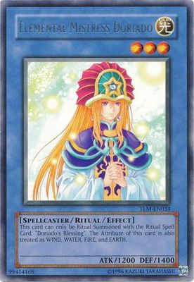 SJ Elemental Mistress Doriado - TLM-EN034 - Rare Unlimited The Lost Millennium [TLM] Unlimited Singles