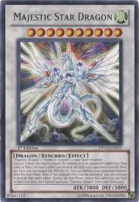 SJ Majestic Star Dragon - DP10-EN017 - Rare 1st Edition Duelist Pack: Yusei 3 [DP10] 1st Edition Singles