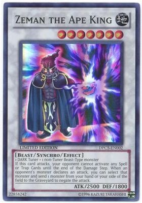 SJ Zeman the Ape King - DPC5-EN002 - Super Rare Yu-Gi-Oh! Promo Cards