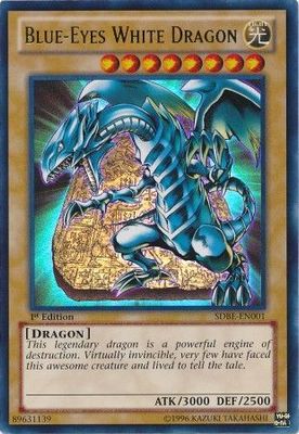 SJ Blue-Eyes White Dragon - SDBE-EN001 - Ultra Rare 1st Edition Saga of Blue-Eyes White Dragon 1st Edition Singles