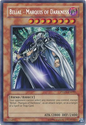 SJ Belial - Marquis of Darkness - PTDN-EN099 - Secret Rare Unlimited Phantom Darkness [PTDN] Unlimited Singles