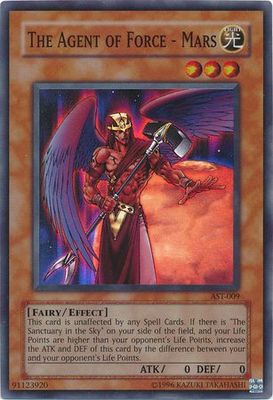 SJ The Agent of Force - Mars - AST-009 - Super Rare Unlimited Ancient Sanctuary [AST] Unlimited Singles