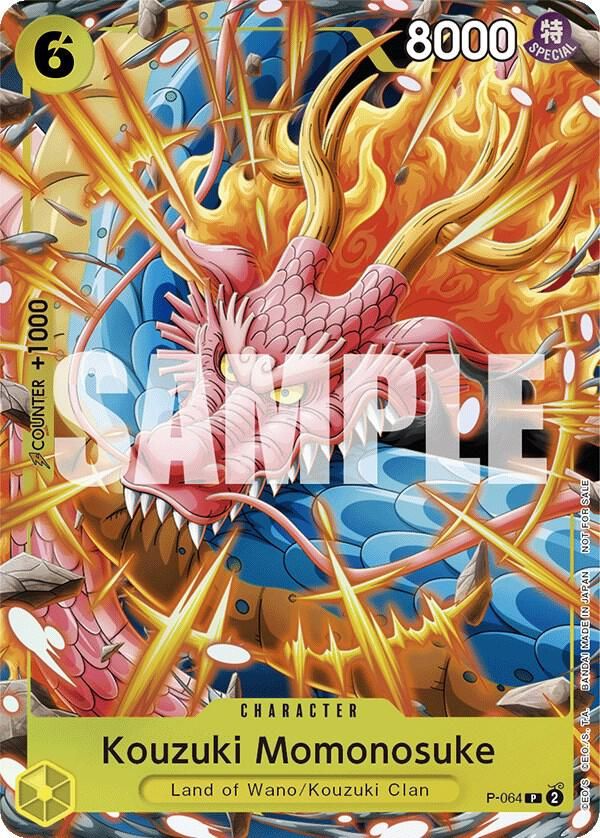 SJ Kouzuki Momonosuke (Event Pack Vol. 4) - One Piece Promotion Cards (OP-PR) One Piece Promotion Cards