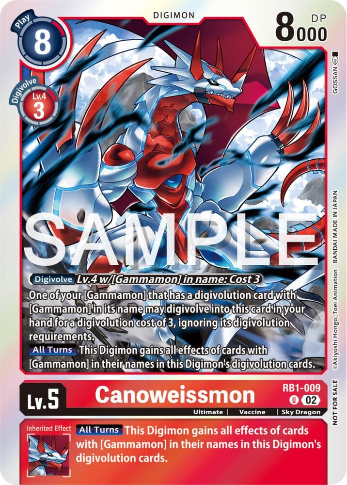 SJ Canoweissmon (Event Pack 6) - Resurgence Booster (RB-01) Resurgence Booster