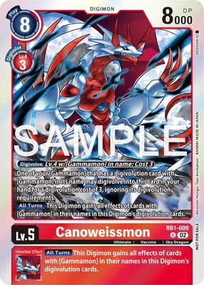 SJ Canoweissmon (Event Pack 6) - Resurgence Booster (RB-01) Resurgence Booster