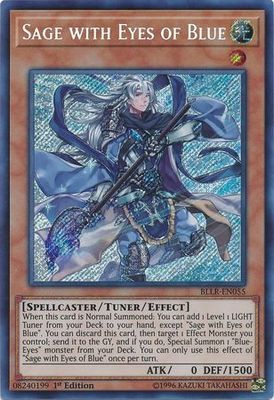 SJ Sage with Eyes of Blue - BLLR-EN055 - Secret Rare 1st Edition Battles of Legend: Light&#39;s Revenge Singles