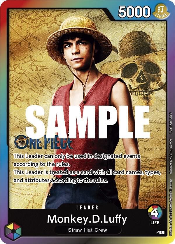 SJ Monkey.D.Luffy (Leader Pack - Live Action) (Battle 2023 Vol. 1) - One Piece Promotion Cards (OP-PR) One Piece Promotion Cards