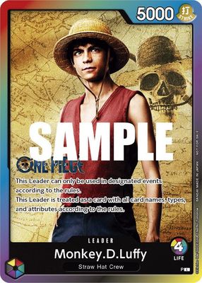 SJ Monkey.D.Luffy (Leader Pack - Live Action) (Battle 2023 Vol. 1) - One Piece Promotion Cards (OP-PR) One Piece Promotion Cards