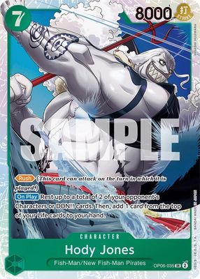 SJ Hody Jones (035) - Wings of the Captain (OP06) Wings of the Captain Foil