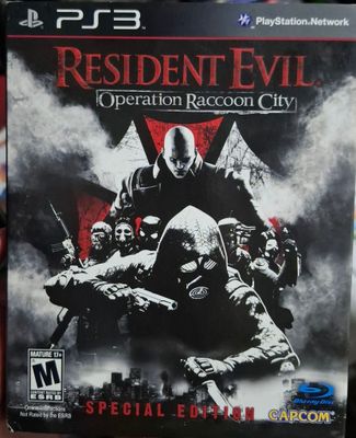 BAF1 Resident Evil Operation Raccon City Playstation 3 Usado Completo Caja Metalica