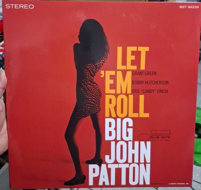 BAF1 Let Em Roll Big John Patton Disco de Vinilo Completo Disco de Acetato
