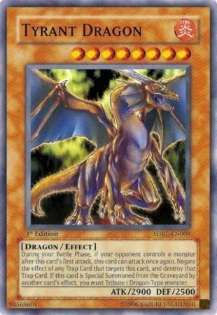 SJ Tyrant Dragon - SDRL-EN009 - Common 1st Edition Structure Deck: Rise of the Dragon Lord 1st Edition Singles