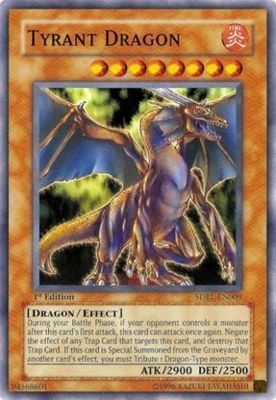 SJ Tyrant Dragon - SDRL-EN009 - Common 1st Edition Structure Deck: Rise of the Dragon Lord 1st Edition Singles