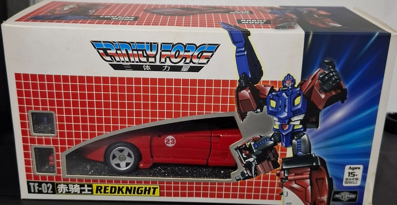 BAF1 Trinity Force Figura Road Caesar Red Knights Transformers Bootleg TF02