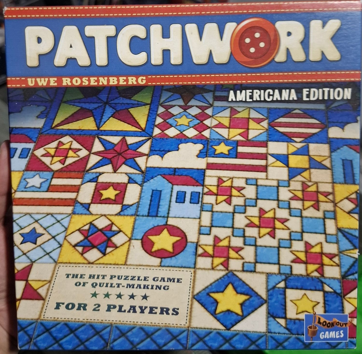 BAF1 Patchwork Juego de Mesa Usado Completo Americana Edition
