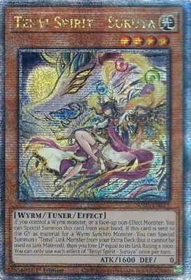 SJ Tenyi Spirit - Suruya - SUDA-EN021 - Quarter Century Secret Rare 1st Edition Supreme Darkness 1st Edition Singles (Espanol)
