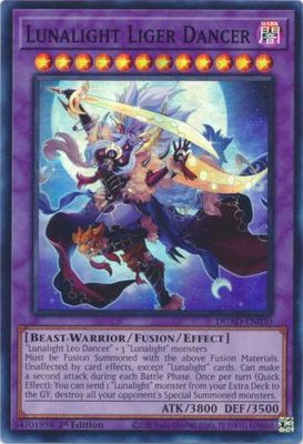 SJ Lunalight Liger Dancer - DUAD-EN030 - Super Rare 1st Edition Duelist&#39;s Advance 1st Edition Singles (Espanol)