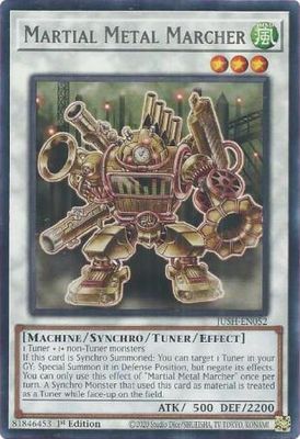 SJ Martial Metal Marcher - JUSH-EN052 - Rare 1st Edition Justice Hunters 1st Edition Singles