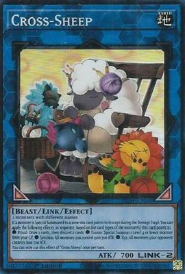 SJ Cross-Sheep (Super Rare) - JUSH-EN048 - Super Rare 1st Edition Justice Hunters 1st Edition Singles