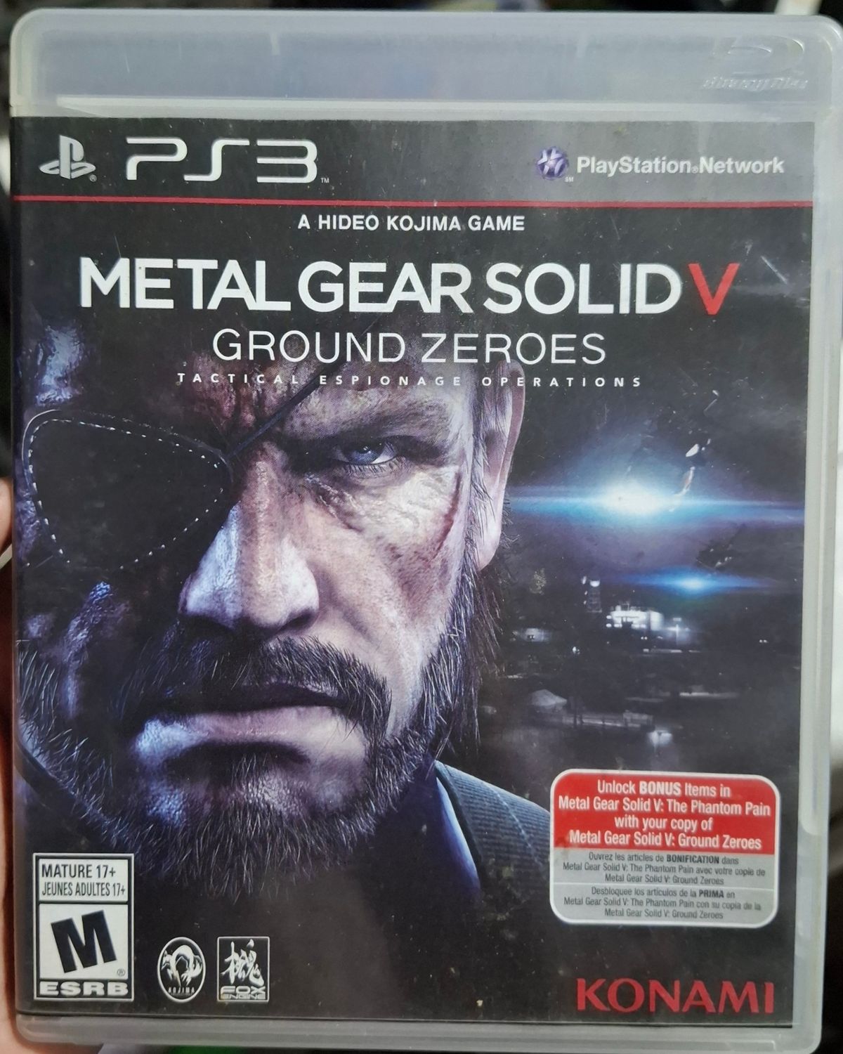 BAF1 Metal Gear Solid V Ground Zeroes Playstation 3 Usado Completo