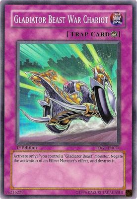 SJ Gladiator Beast War Chariot - The Duelist Genesis (TDGS) The Duelist Genesis TDGS-EN071 Super Rare