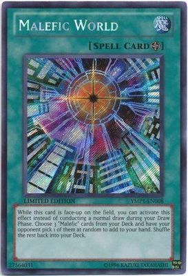 SJ Malefic World YMP1-EN008 YuGiOh 3D Bonds Beyond Time Movie Pack Secret Rare