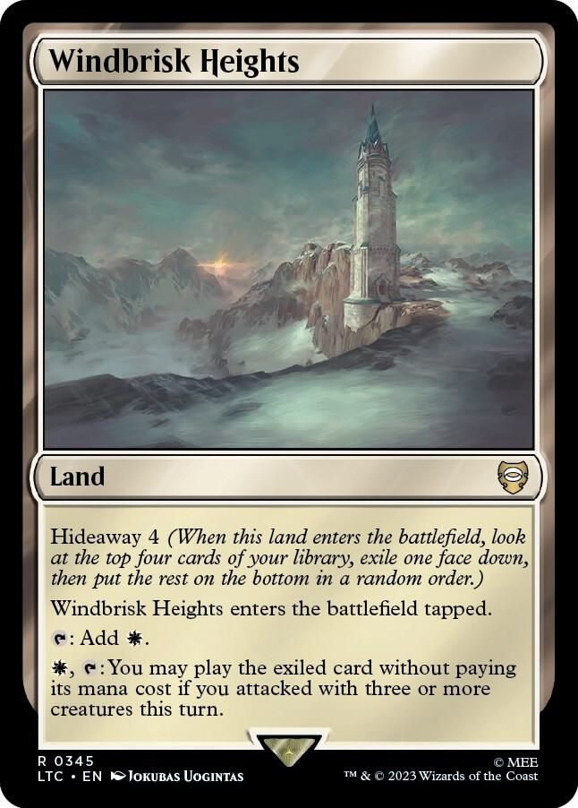 SJ Windbrisk Heights - Commander: The Lord of the Rings: Tales of Middle-earth (LTC) Commander: The Lord of the Rings: Tales of Middle-earth