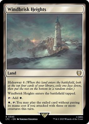 SJ Windbrisk Heights - Commander: The Lord of the Rings: Tales of Middle-earth (LTC) Commander: The Lord of the Rings: Tales of Middle-earth