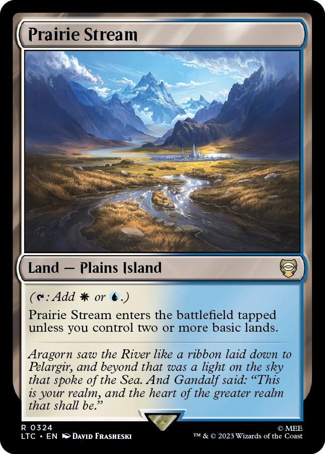 SJ Prairie Stream - Commander: The Lord of the Rings: Tales of Middle-earth (LTC) Commander: The Lord of the Rings: Tales of Middle-earth