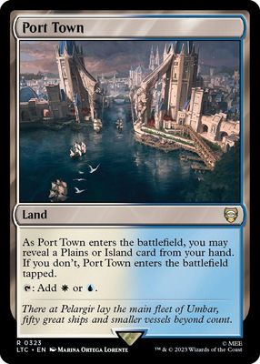 SJ Port Town - Commander: The Lord of the Rings: Tales of Middle-earth (LTC) Commander: The Lord of the Rings: Tales of Middle-earth