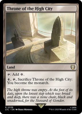 SJ Throne of the High City - Commander: The Lord of the Rings: Tales of Middle-earth (LTC) Commander: The Lord of the Rings: Tales of Middle-earth