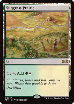 SJ Sungrass Prairie - Commander: Tarkir: Dragonstorm (TDC) Commander: Tarkir: Dragonstorm