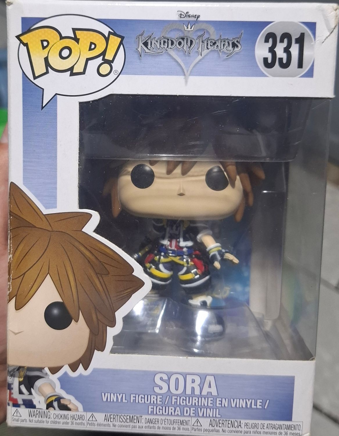 BAF1 Sora Figura Funko Pop 331 Kingdom Hearts Figura *Caja Danada*